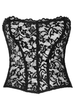 Exklusive trägerlose Corsage von Noir Handmade - Hinreissend