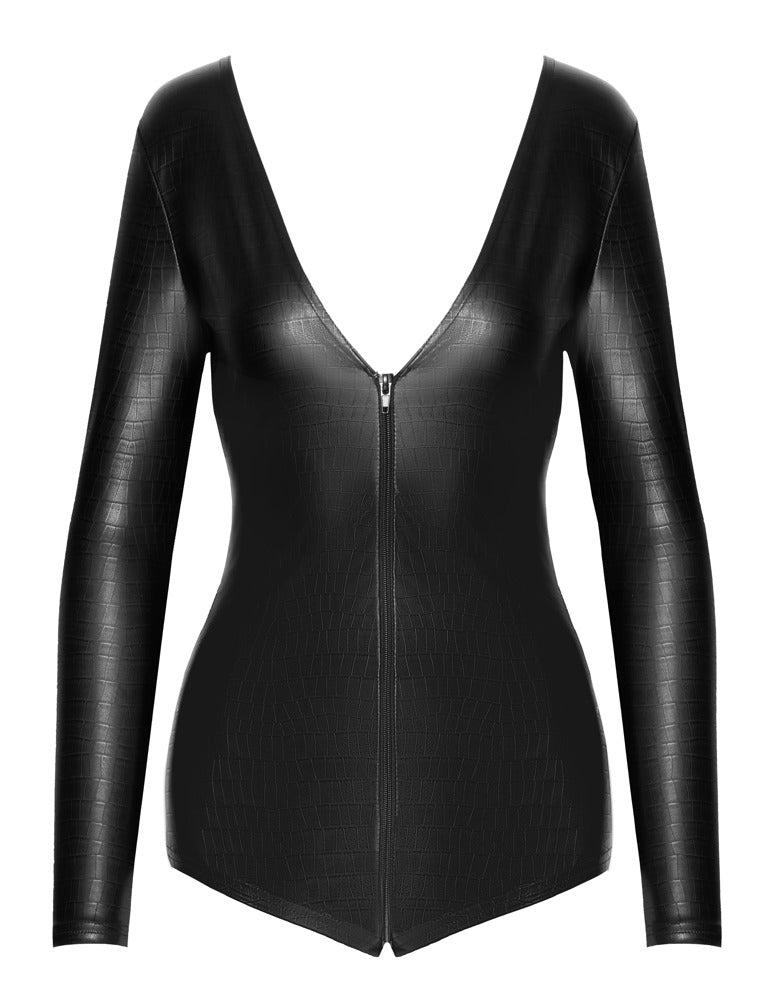 Exklusiver Body in Schlangenhaut - Optik von Noir Handmade - Hinreissend