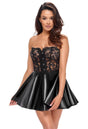 Exklusives kurzes Kleid im edlen Material - Mix von Noir Handmade - Hinreissend