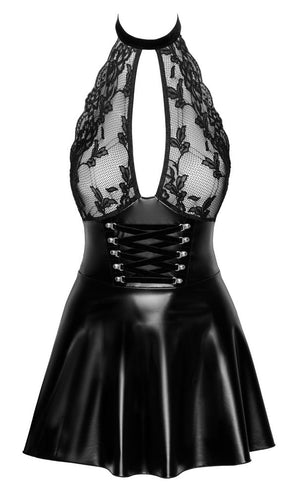Exklusives Neckholder - Minikleid - Noir Handmade - Hinreissend