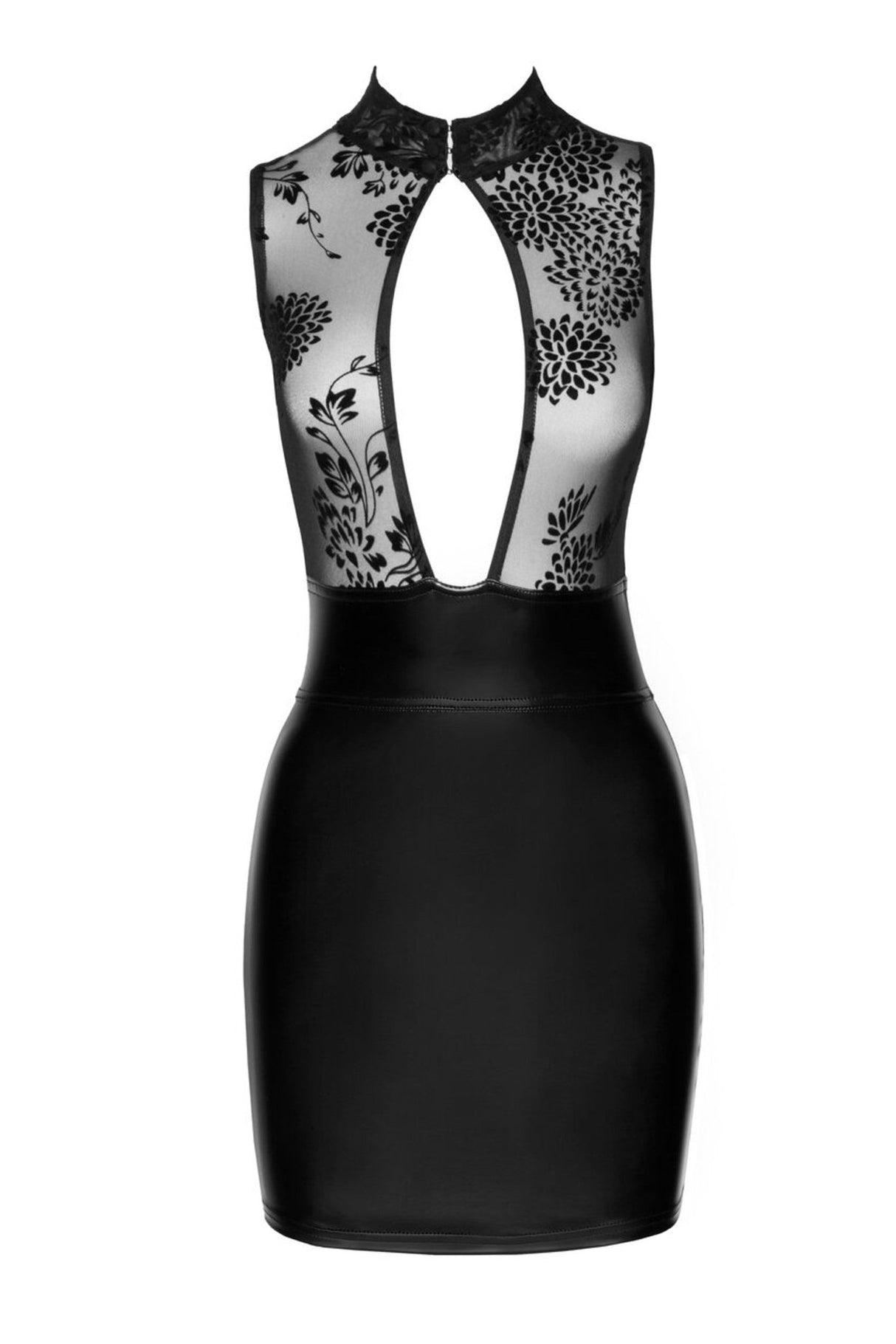 F241 Kurzes Kleid mit Powerwetlook - Rock - Hinreissend