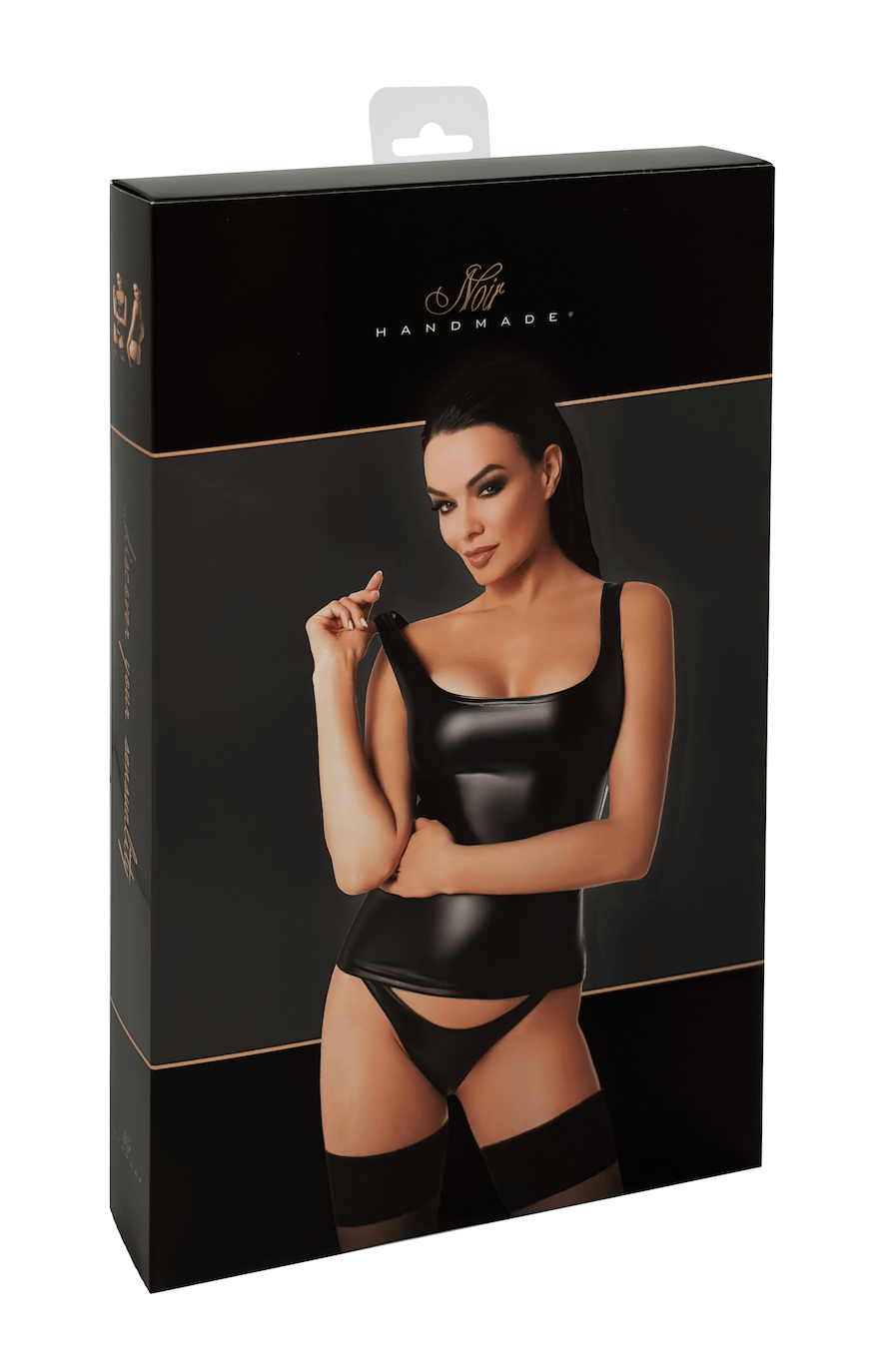 F346 Elixier Top - Noir Handmade - Hinreissend