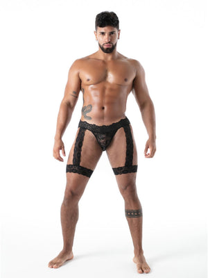 FLUID Spitzen Jock Chaps schwarz – TOF Paris - Hinreissend