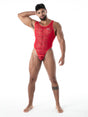 FLUID Spitzen Stringbody rot – TOF Paris - Hinreissend