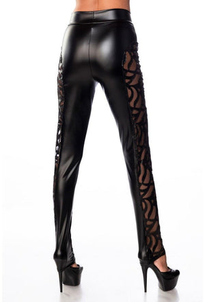 Glamour im Alltag: Wetlook - Leggings von SARESIA - Hinreissend