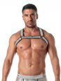 Glitter Bulldog Harness Silber – TOF Paris - Hinreissend