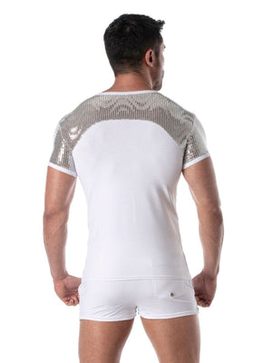 Glitter T-Shirt Silber – TOF Paris - Hinreissend hinten