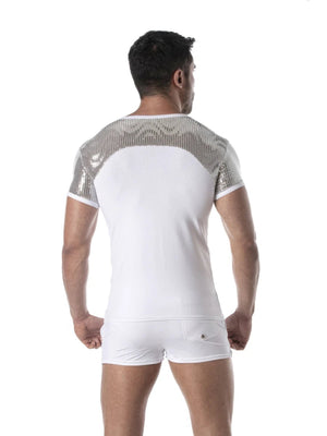 Glitter T-Shirt Silber – TOF Paris - Hinreissend