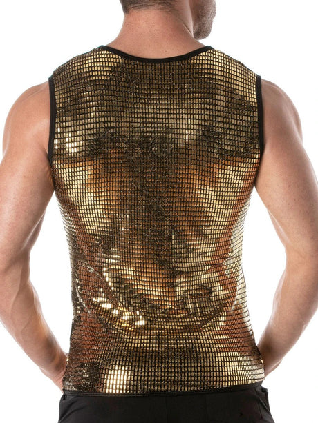 Glitter Tank Top Gold – TOF Paris - Hinreissend