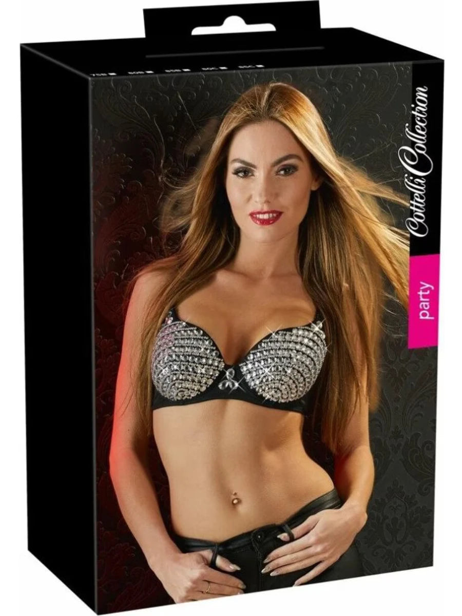 Glitzer BH schwarz – Cottelli Collection