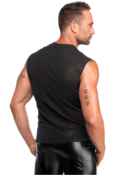 Tüll Tank Top Onyx – Noir Handmade