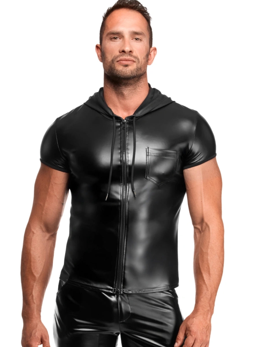 Wetlook Hoodie Shirt Vexen – Noir Handmade