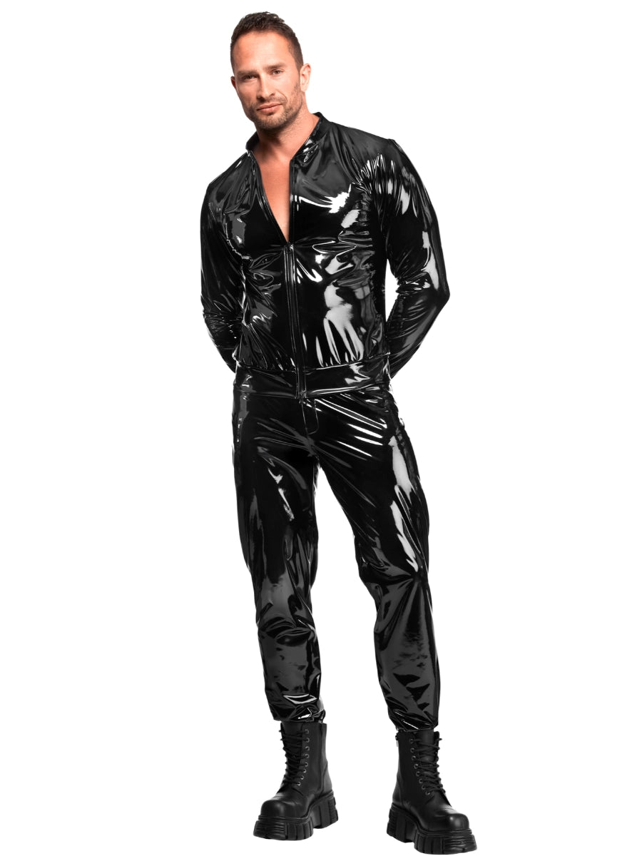 VOLTAGE Lack Hose – Noir Handmade