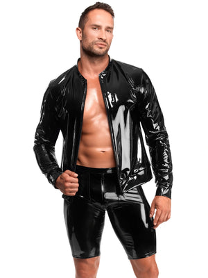 Short Biker VOLTAGE – Noir Handmade