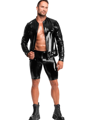 VOLTAGE Lack Herren Jacke – Noir Handmade