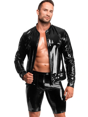 VOLTAGE Lack Herren Jacke – Noir Handmade