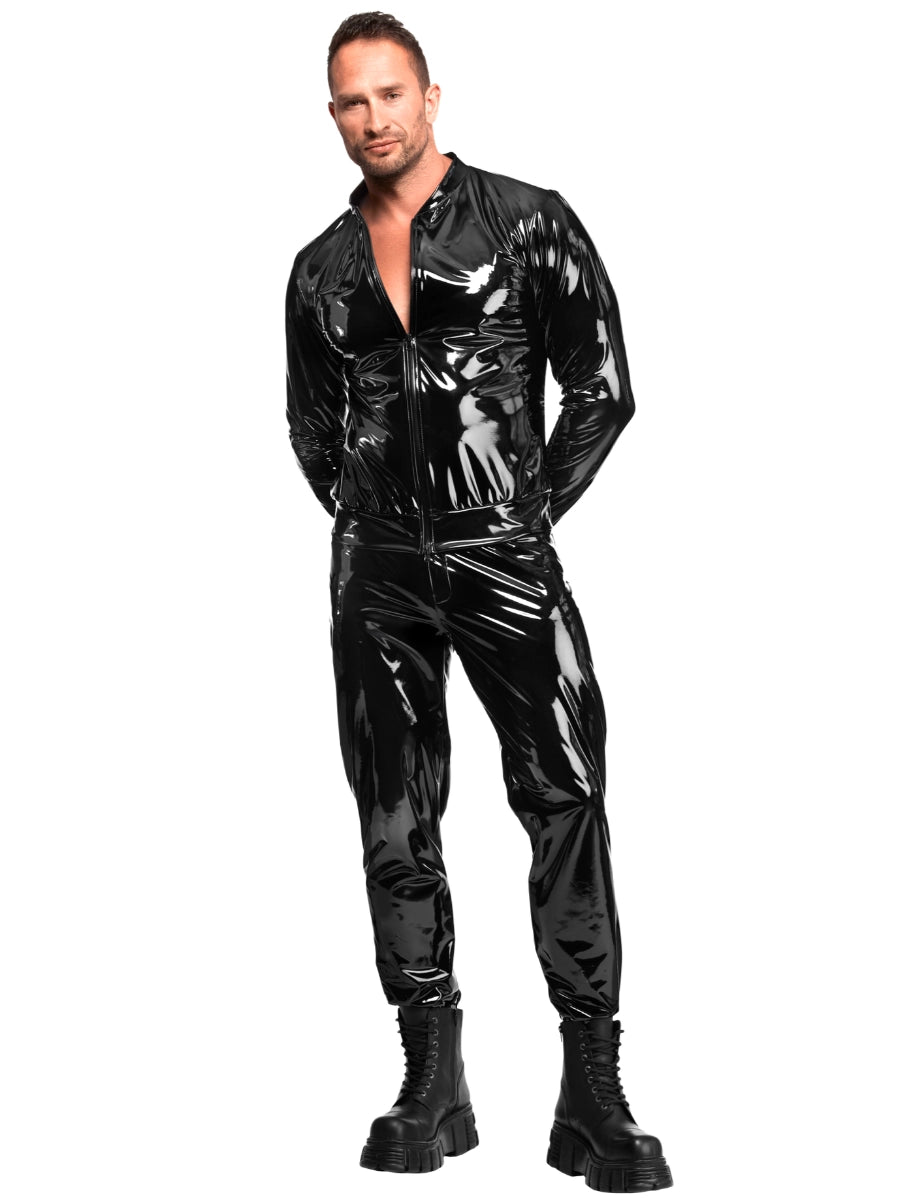 VOLTAGE Lack Hose – Noir Handmade