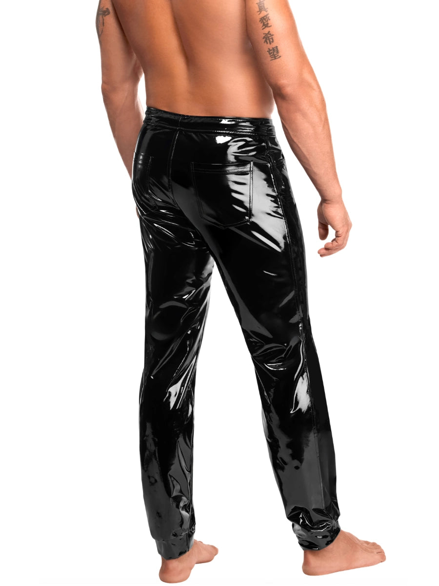 VOLTAGE Lack Hose – Noir Handmade