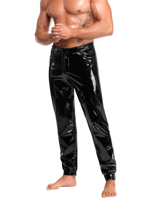 VOLTAGE Lack Hose – Noir Handmade