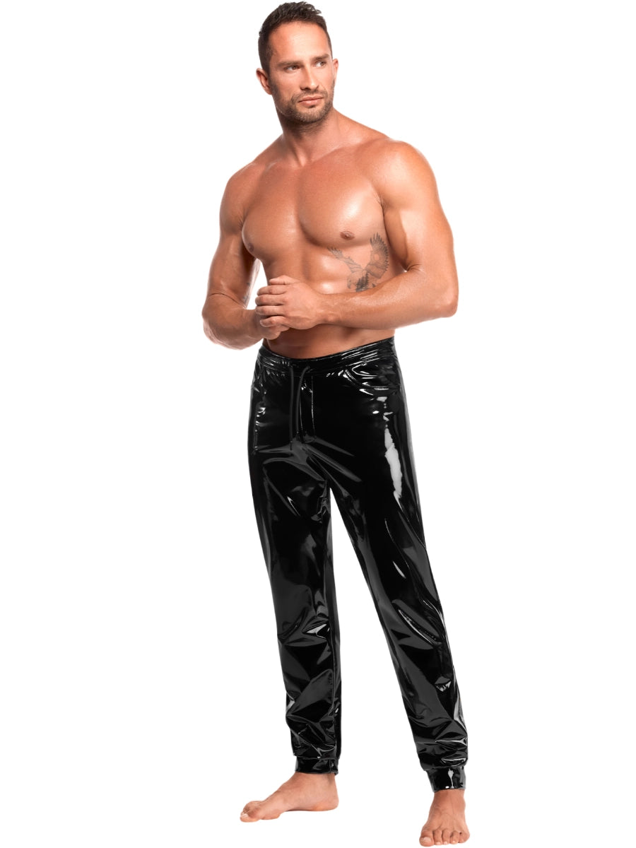 VOLTAGE Lack Hose – Noir Handmade