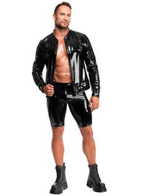 Short Biker VOLTAGE – Noir Handmade