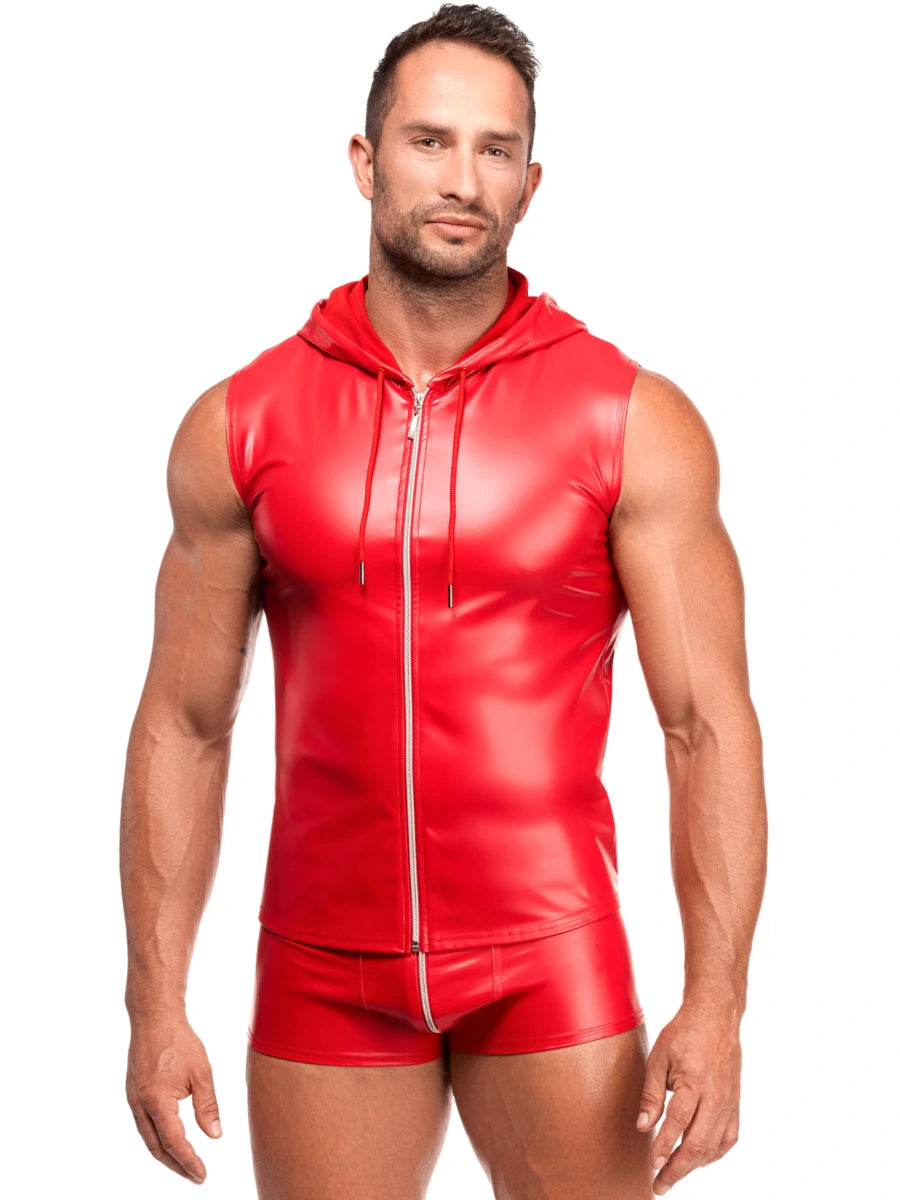 Wetlook Hoodie Kink Royal Men – Noir Handmade