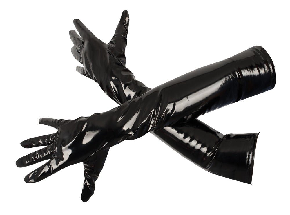 Handschuhe aus Lack - Black Level - Hinreissend