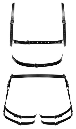Harness - Set aus Leder | ZADO - Hinreissend
