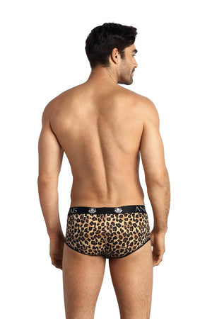 Herren Brief Shorts 052816 Leopard - Hinreissend