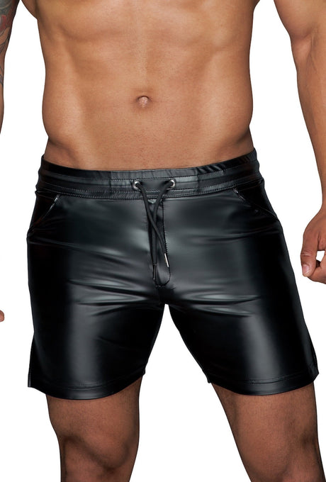 Herren Short Wetlook H061 – Noir Handmade - Hinreissend