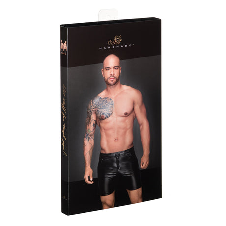 Herren Short Wetlook H061 – Noir Handmade - Hinreissend