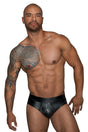 Herren Short Wetlook H065 – Noir Handmade - Hinreissend