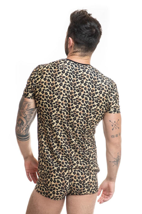 Herren T - Shirt "Leopard" von Anais for Men - Hinreissend