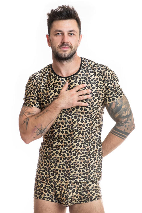 Herren T - Shirt "Leopard" von Anais for Men - Hinreissend