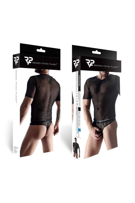 Herren T-Shirt schwarz von Regnes Fetish Planet - Hinreissend