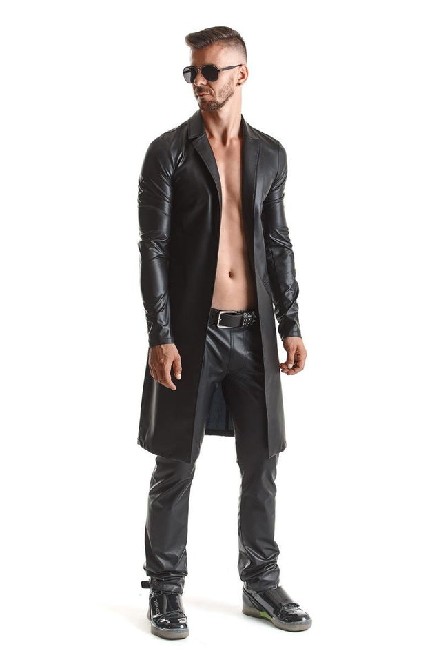 Herren Wetlook Mantel Sergio - Hinreissend