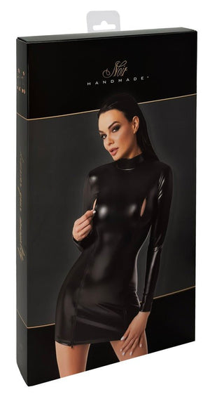 Hochgeschlossenes Langarm - Minikleid - Noir Handmade - Hinreissend
