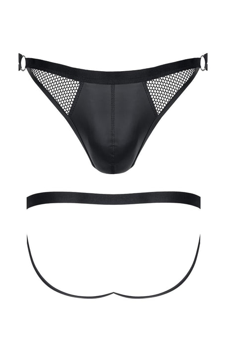 Jock Slip BRI007 Schwarz von Regnes Fetish Planet - Hinreissend
