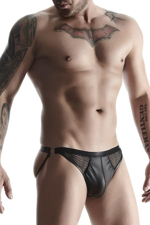 Jock Slip BRI007 Schwarz von Regnes Fetish Planet - Hinreissend
