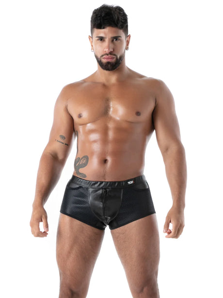 Kinky Full Zip Trunk schwarz-schwarz von TOF Paris – Vorderansicht
