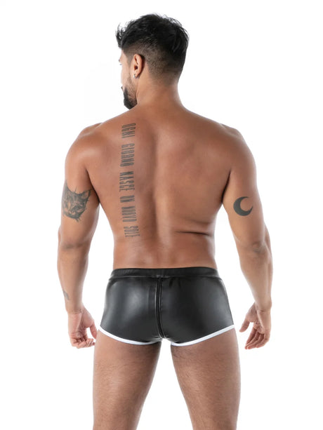 Kinky Full Zip Trunk schwarz-weiss von TOF Paris – Rückansicht
