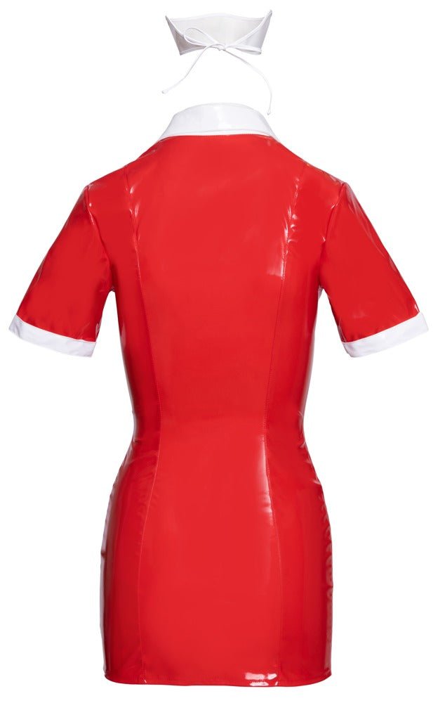 Kleid aus Lack im Krankenschwester - Look - Hinreissend