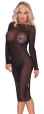 Kleid in feiner Powernet - Transparenz - Hinreissend