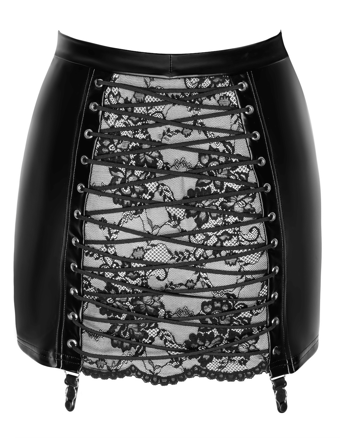 Korsettminirock - Noir Handmade - Hinreissend