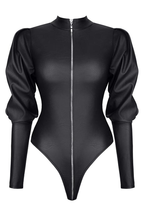 Kunstleder Body GIOVANNA - Schwarz - Hinreissend