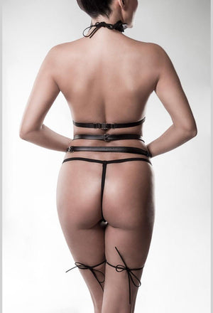 Kunstleder Harness Set 20204 - Hinreissend