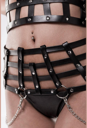 Kunstleder Harness Set - Hinreissend