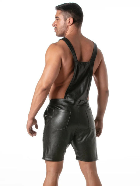 Kunstleder - Short - Overall Schwarz – TOF Paris - Hinreissend