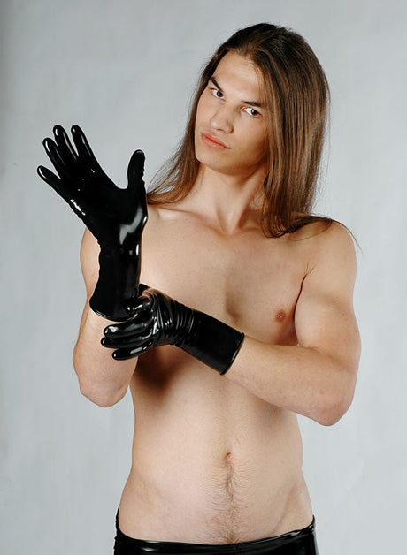 Kurze Latex - Handschuhe – Fetisso - Hinreissend