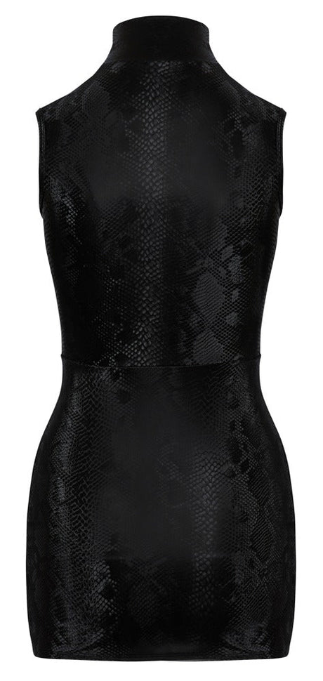 Kurzes enges Kleid in Schlangenhaut - Optik - Hinreissend